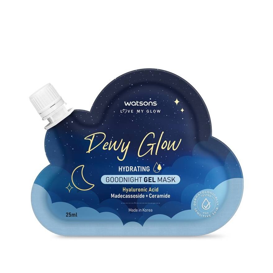 Watsons Dewy Glow Hydrating Goodnight Gel Mask 25ml