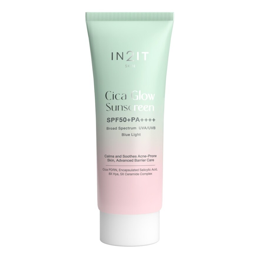 In2It Cica Glow Sunscreen SPF50+ PA++++ 40g.