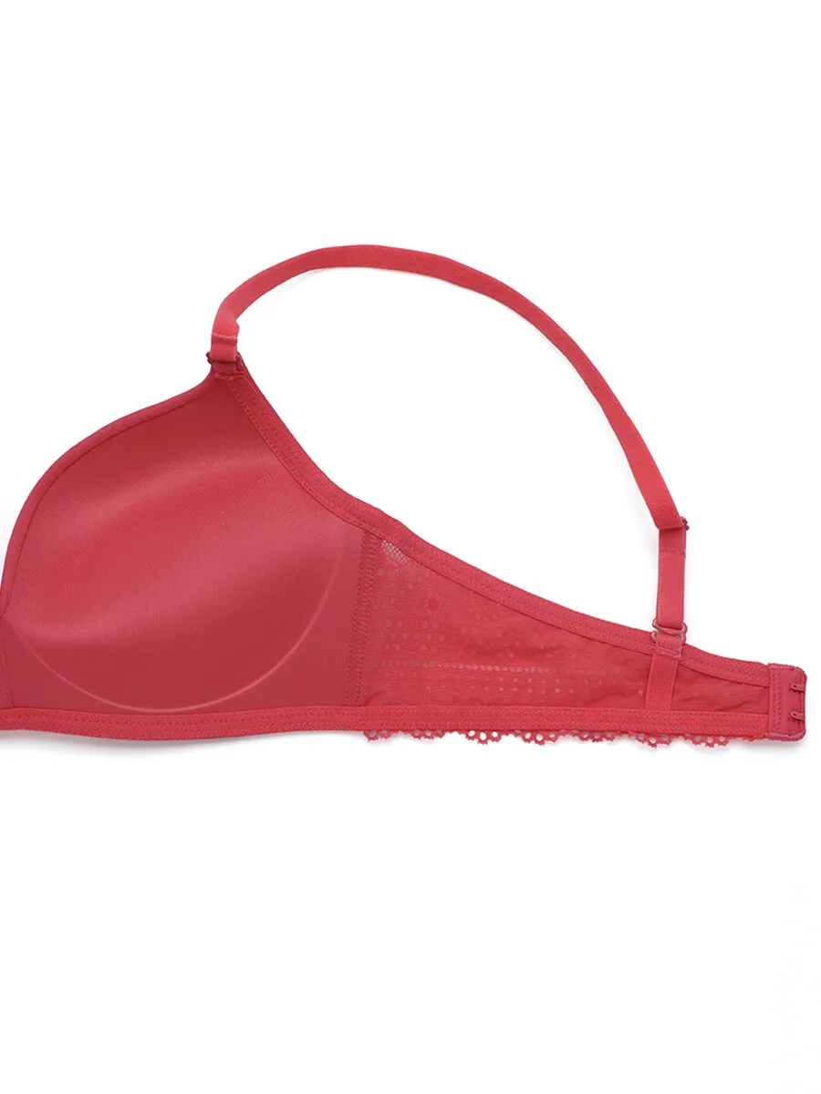 SABINA Doomm Doomm Women Wireless Bra - Dark Red