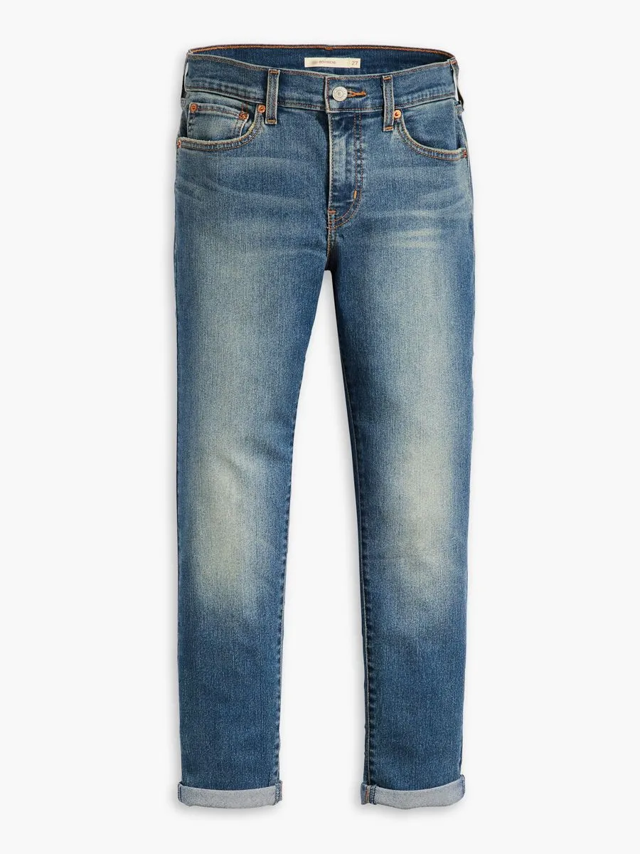 LEVI'S Women's Mid-Rise Boyfriend Jeans Working Late
