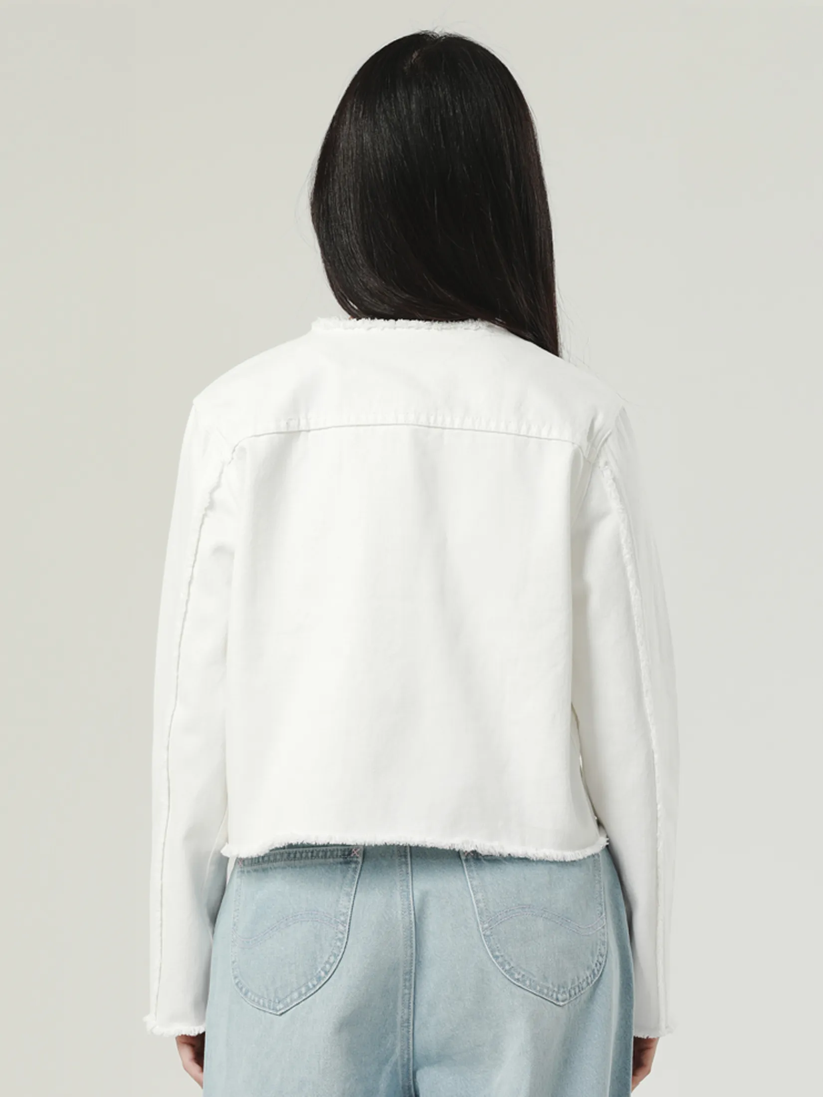 LEE Women s Jacket Lee Pink Collection Regular Fit White