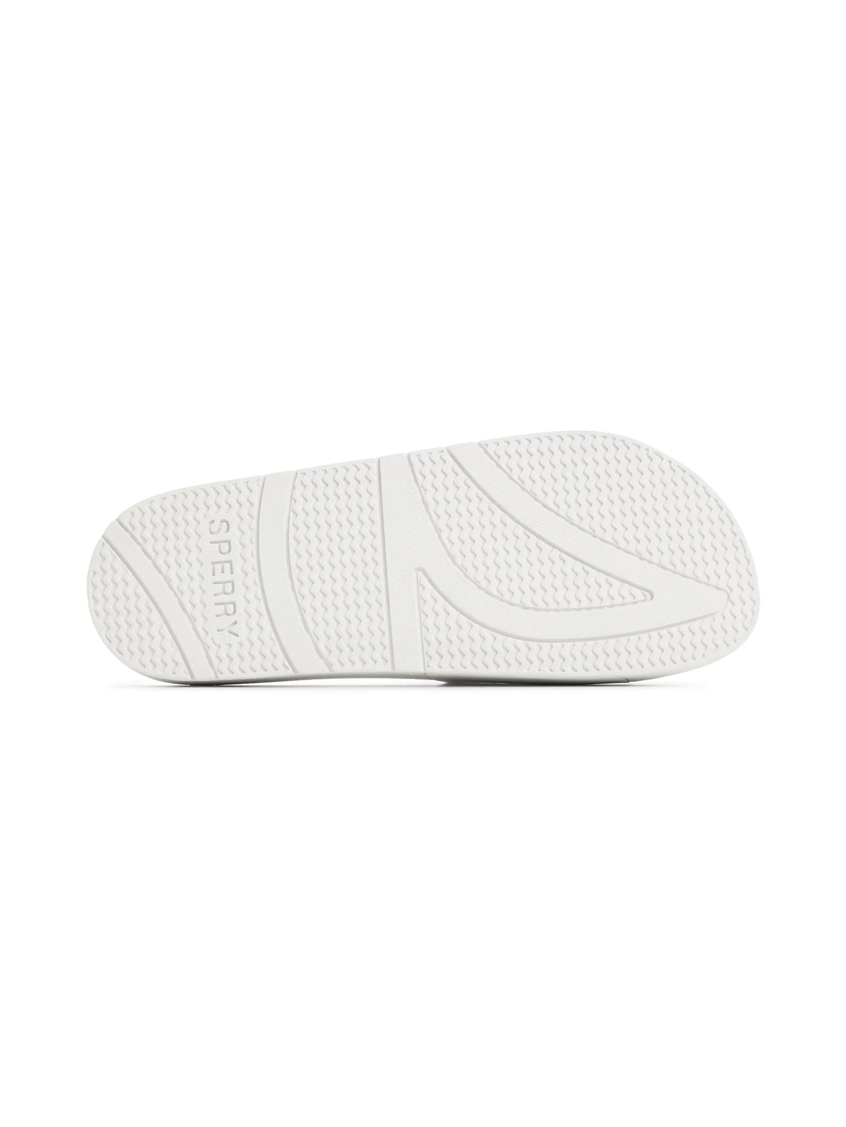 SPERRY MEN WHITE FREEBOARD S LOGO SLIDE SANDA