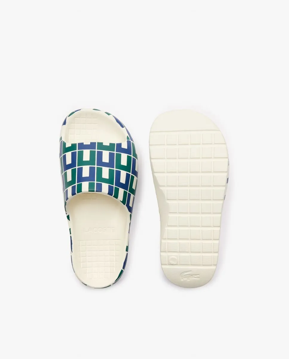 LACOSTE Navy Women’s Serve Slide 2.0 Monogram