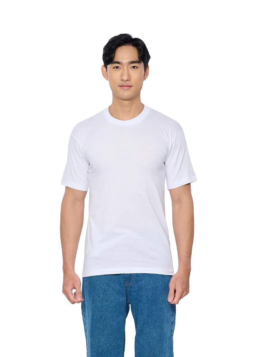 DOUBLE GOOSE Men Round neck T-shirt Classic collection - White