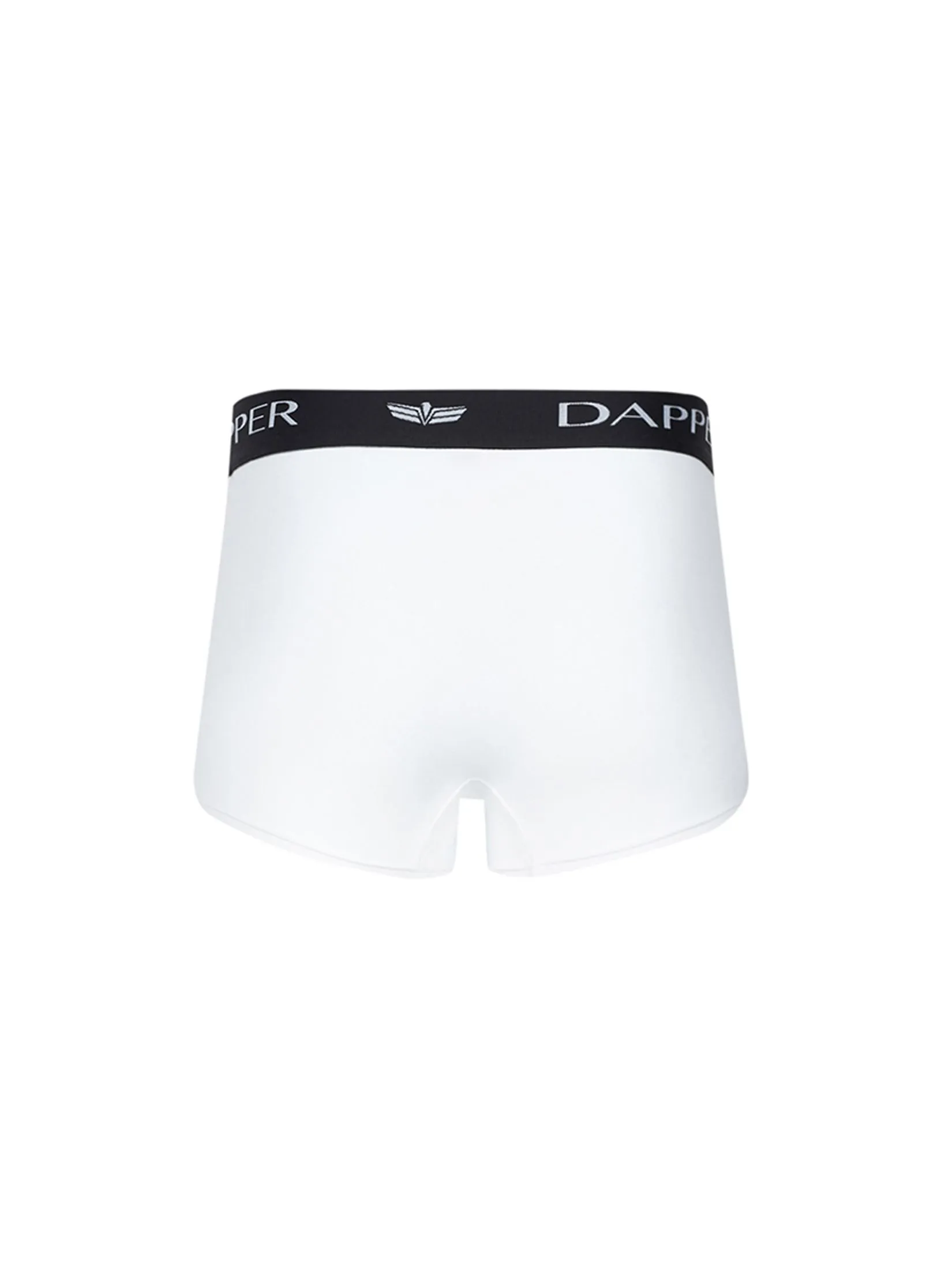 DAPPER DAPPER Iconic Pima Cotton Trunks White (Pack 2 Pcs.)
