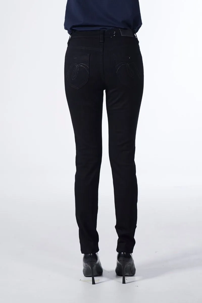 MC JEANS Black Jeans Dave's leg MBD1238