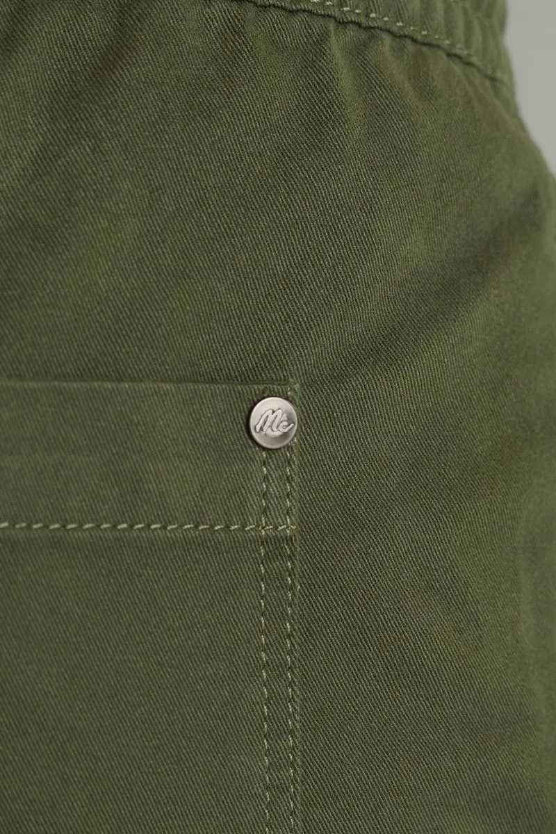 MC JEANS Short pants Green MCJZ059