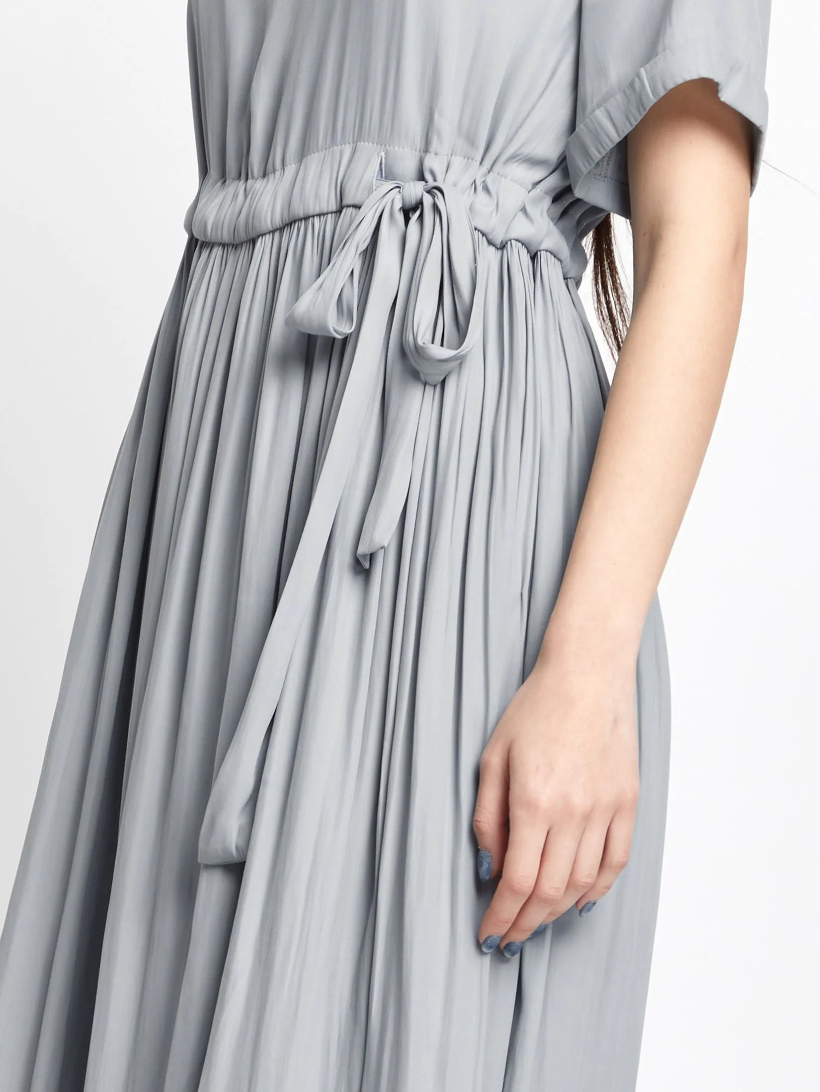 NEXT PHASE Women Dress Short Sleeves Tie Waist Design