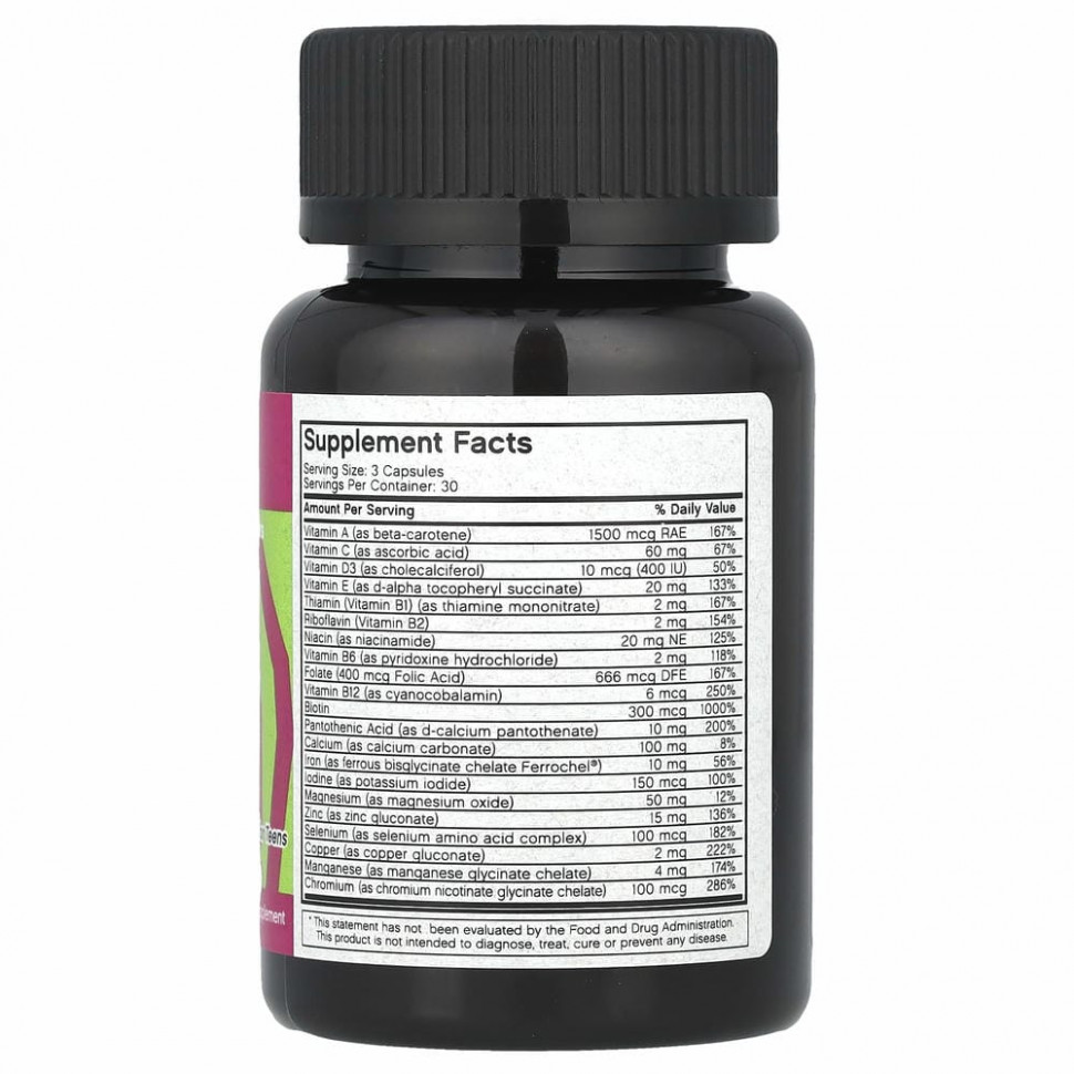FutureBiotics, M.V. Teen Мультивитамины для Подростков 90 капсул