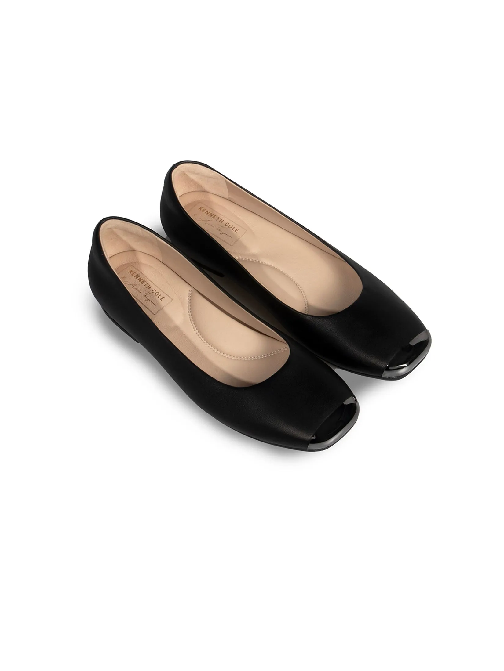 KENNETH COLE WOMEN FLATS ASTAIRE FLATS X ANNE THONGPRASOM /BLACK ON BLACK