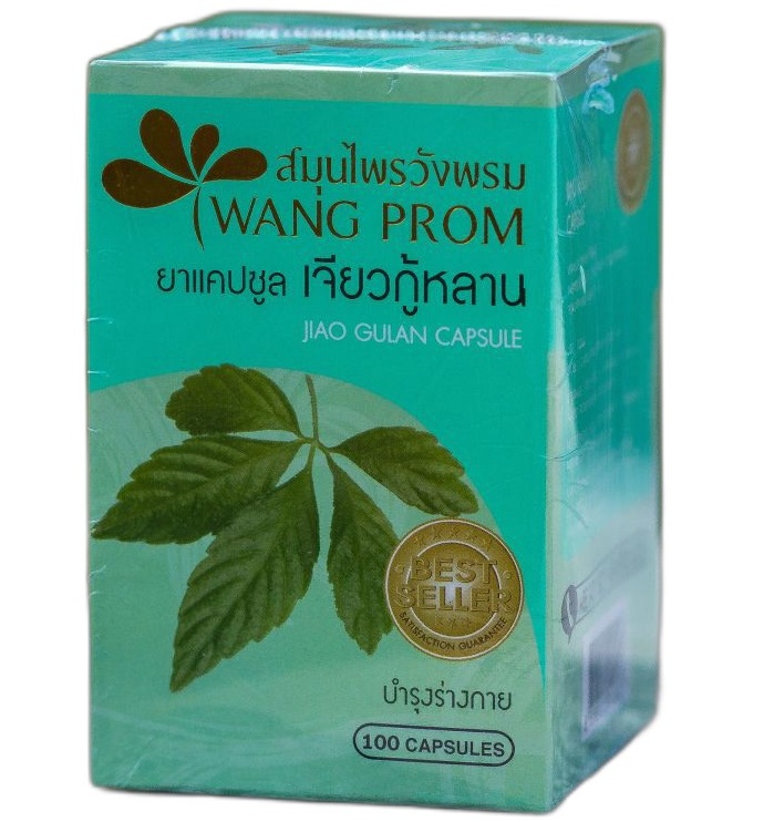 Джиао Гу Лан (гиностемма) капсулы для укрепления организма и от диабета 100 шт