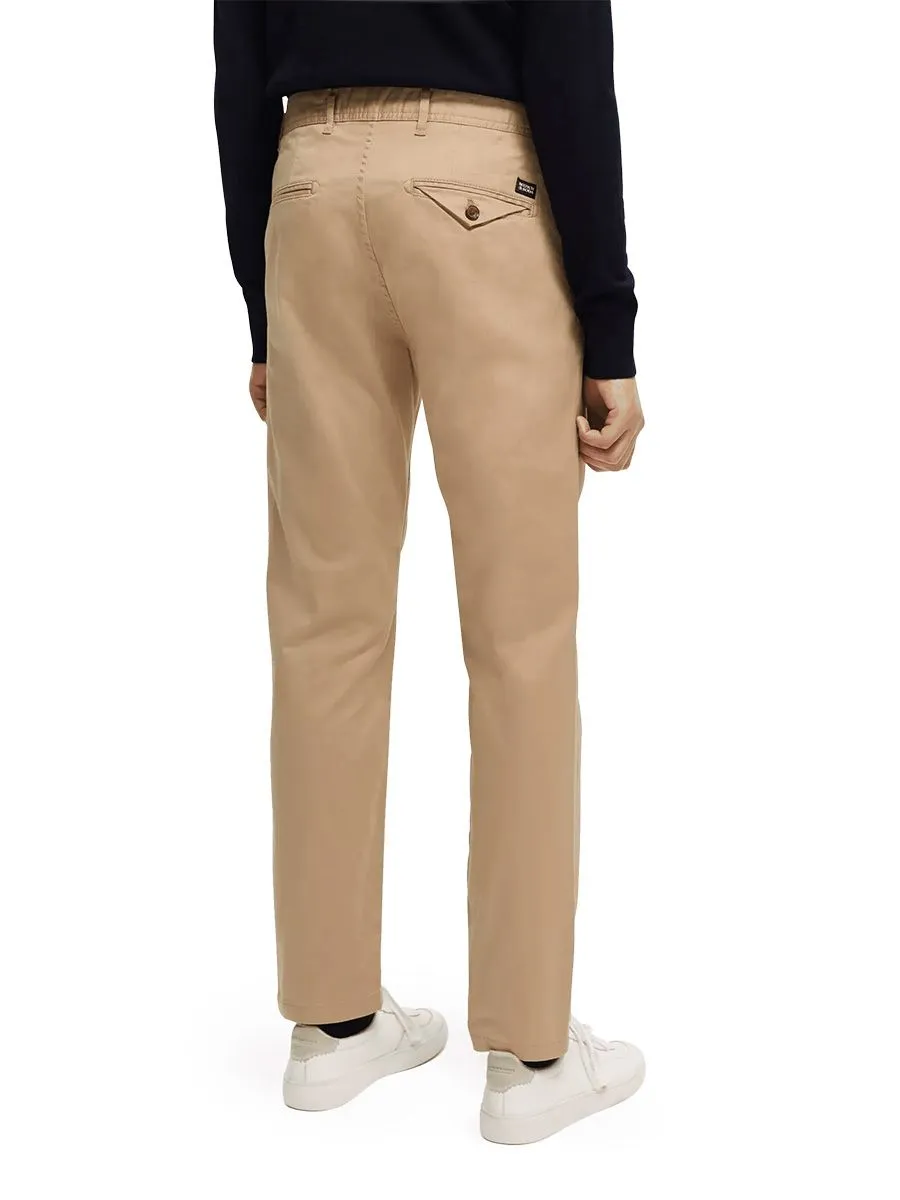 SCOTCH&SODA Men Chino Pant Stuart Regular Slim-Fit Essentials