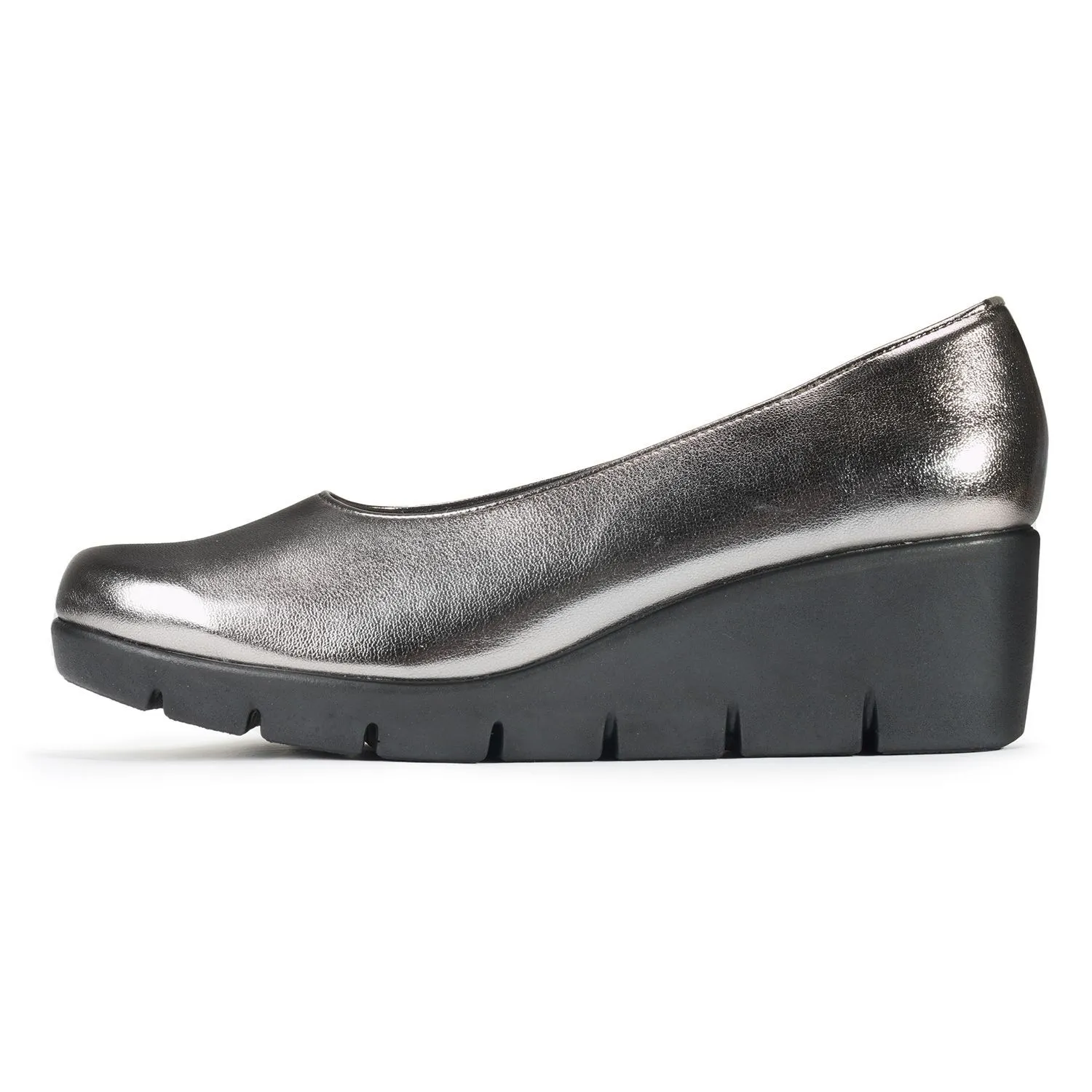 JOLI SNOB Dark Silver Women Comfort High Heels