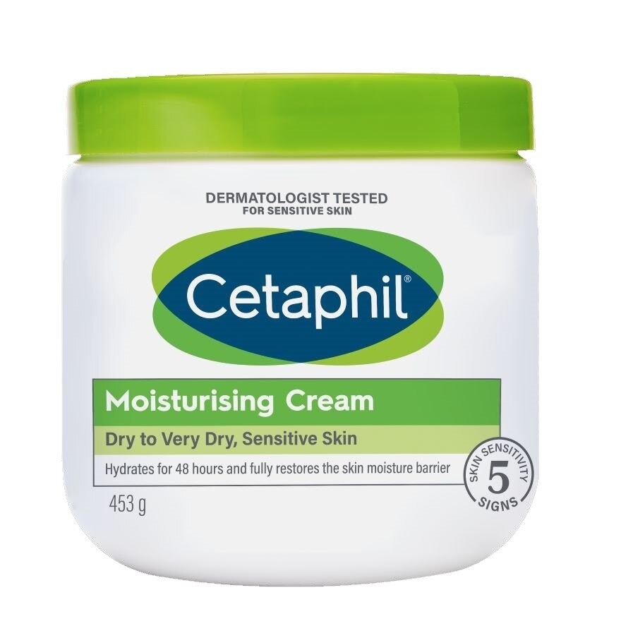Cetaphil Moisturizing Cream 453 g. Dry to Very Dry, Sensitive Skin