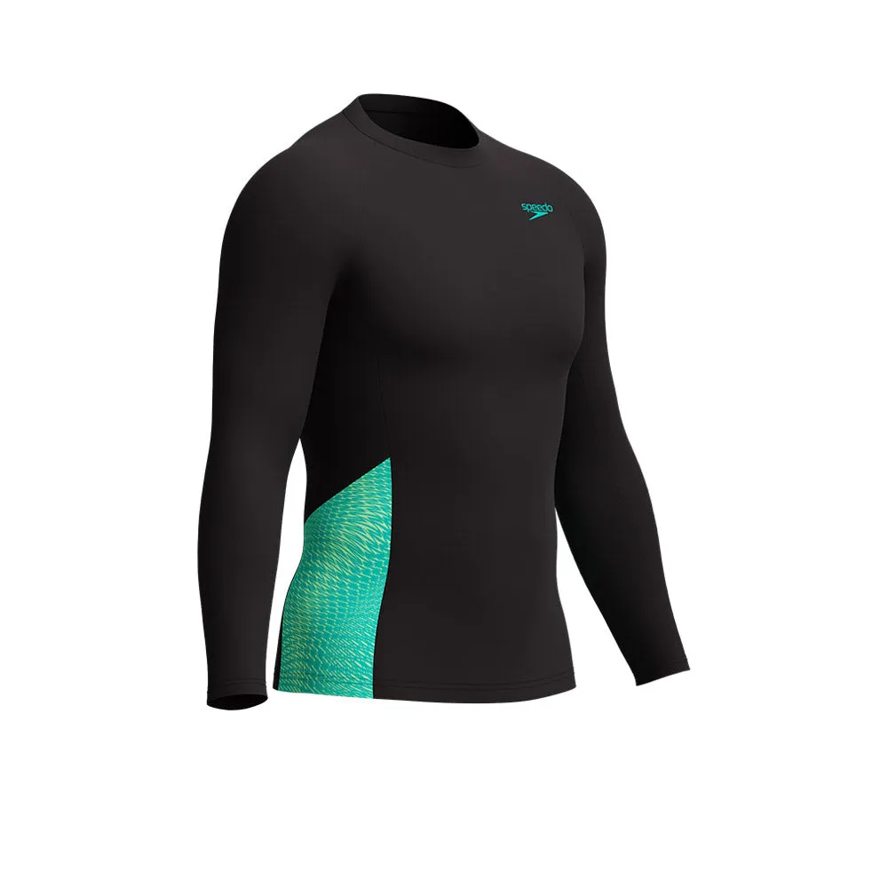 SPEEDO Men Rashguard Endurance+ Long Sleeve Splice Black - SP111SP794EKTH