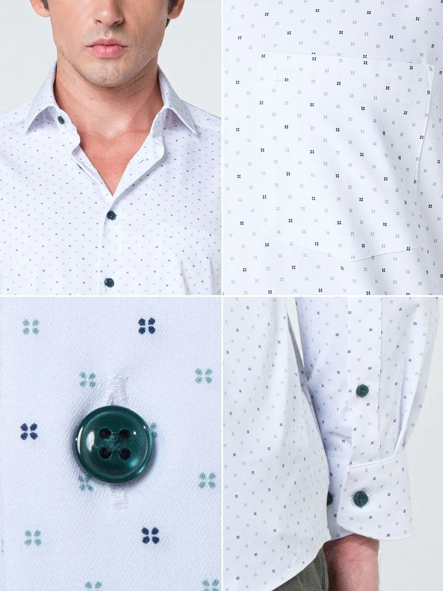 OLYMP CLIMATE CONTROL - MEN SHIRT LONG SLEEVES MODERN FIT WHITE