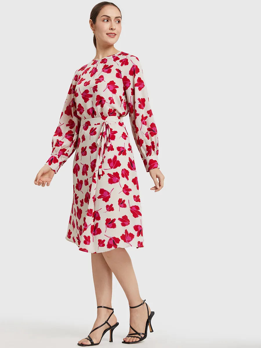 EXPRESSIONS Women Skirt Tie Waist Printed