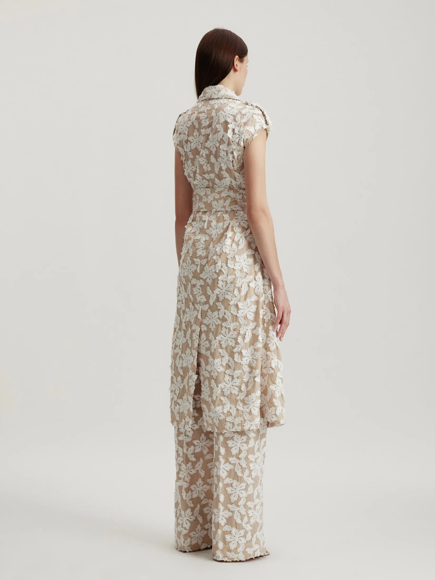 ASAVA (AW24) Eviana Women Trench Dress Beige