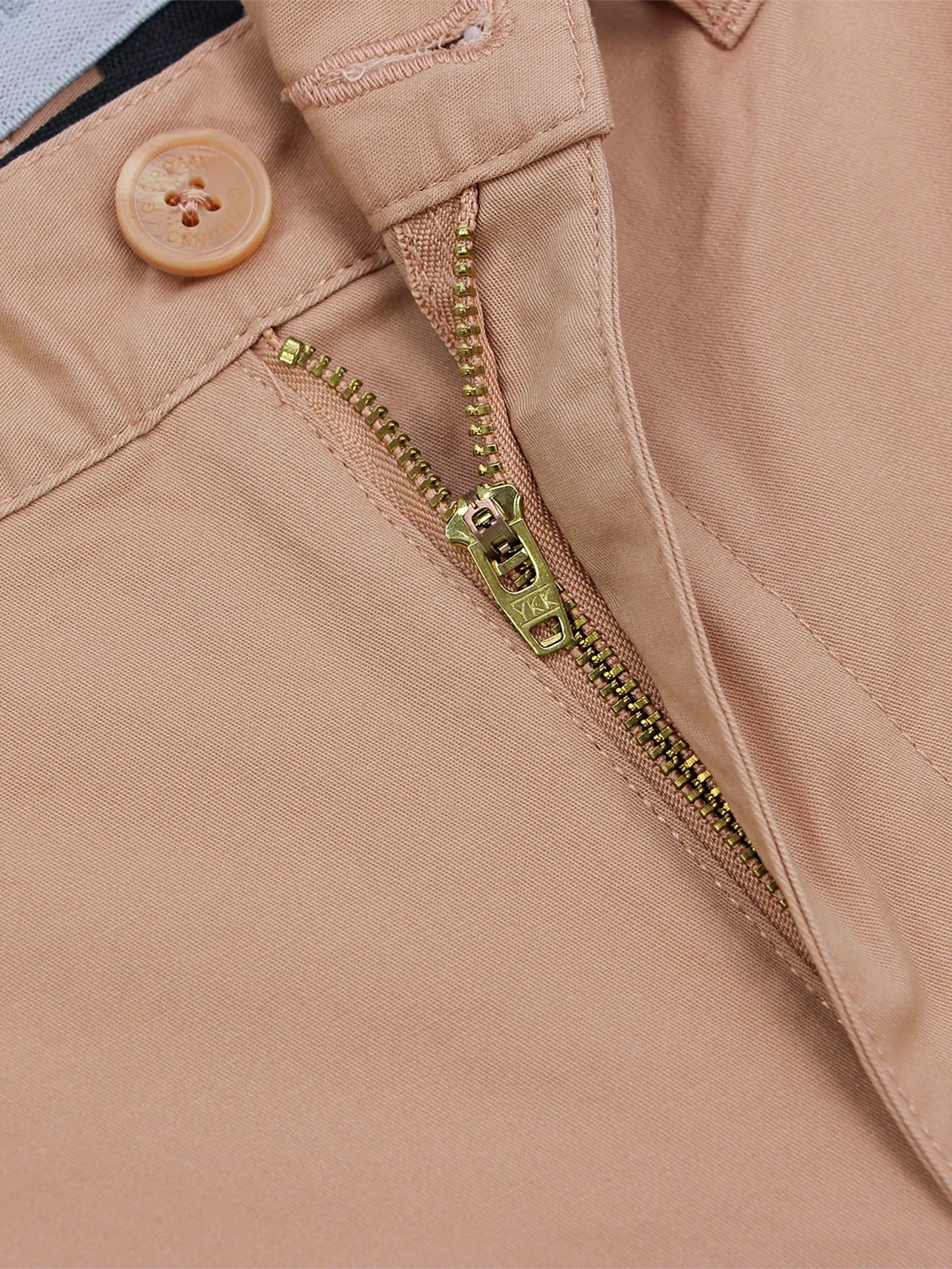 GIORDANO Men's Cotton Hidden Comfort Bermuda Shorts Cork Orange