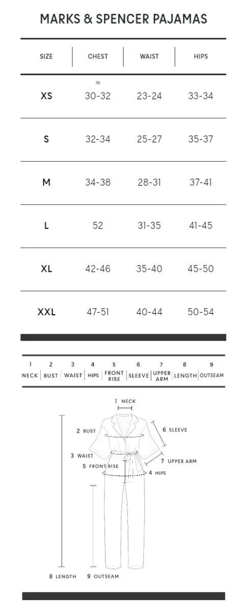 MARKS & SPENCER Women Pyjama Set Pure Cotton Printed Avocado