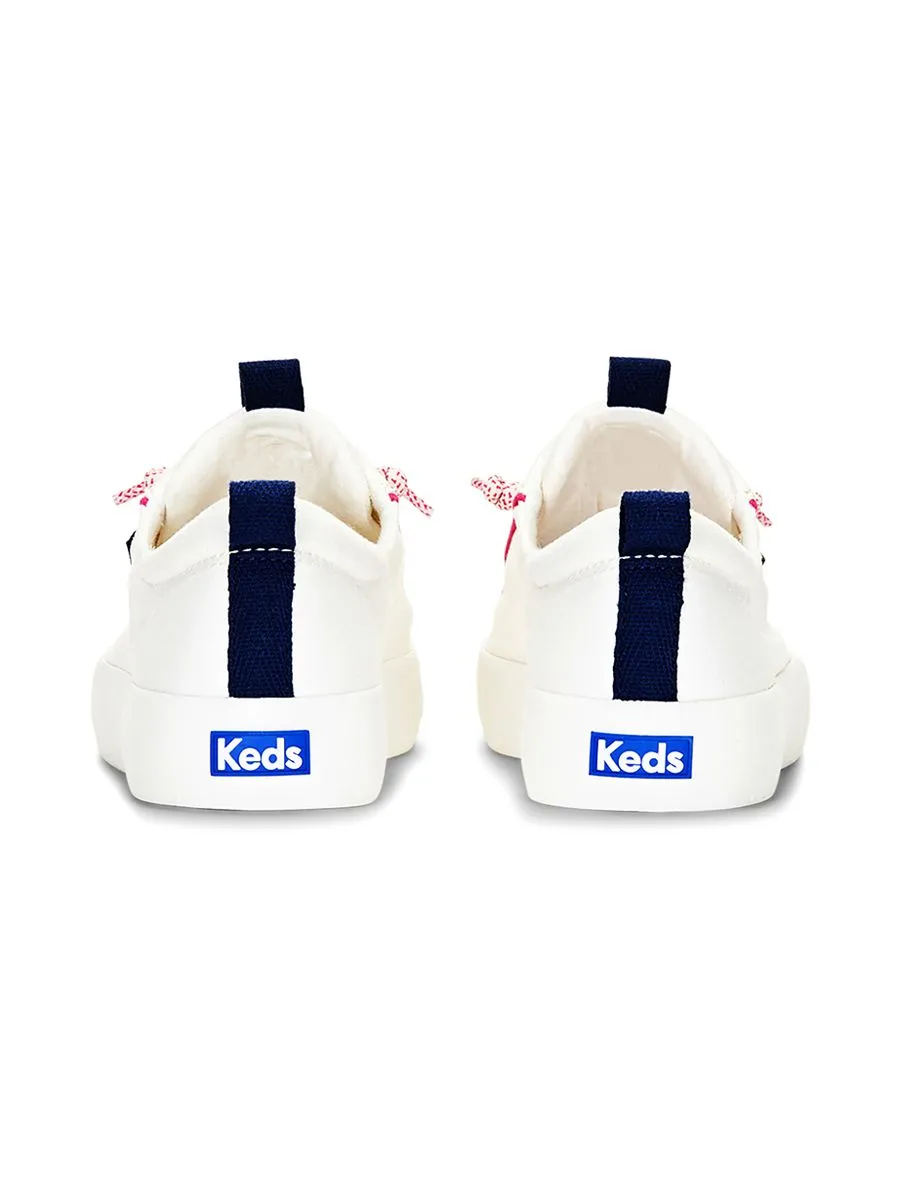 KEDS Women Kickback Piping White/Multi