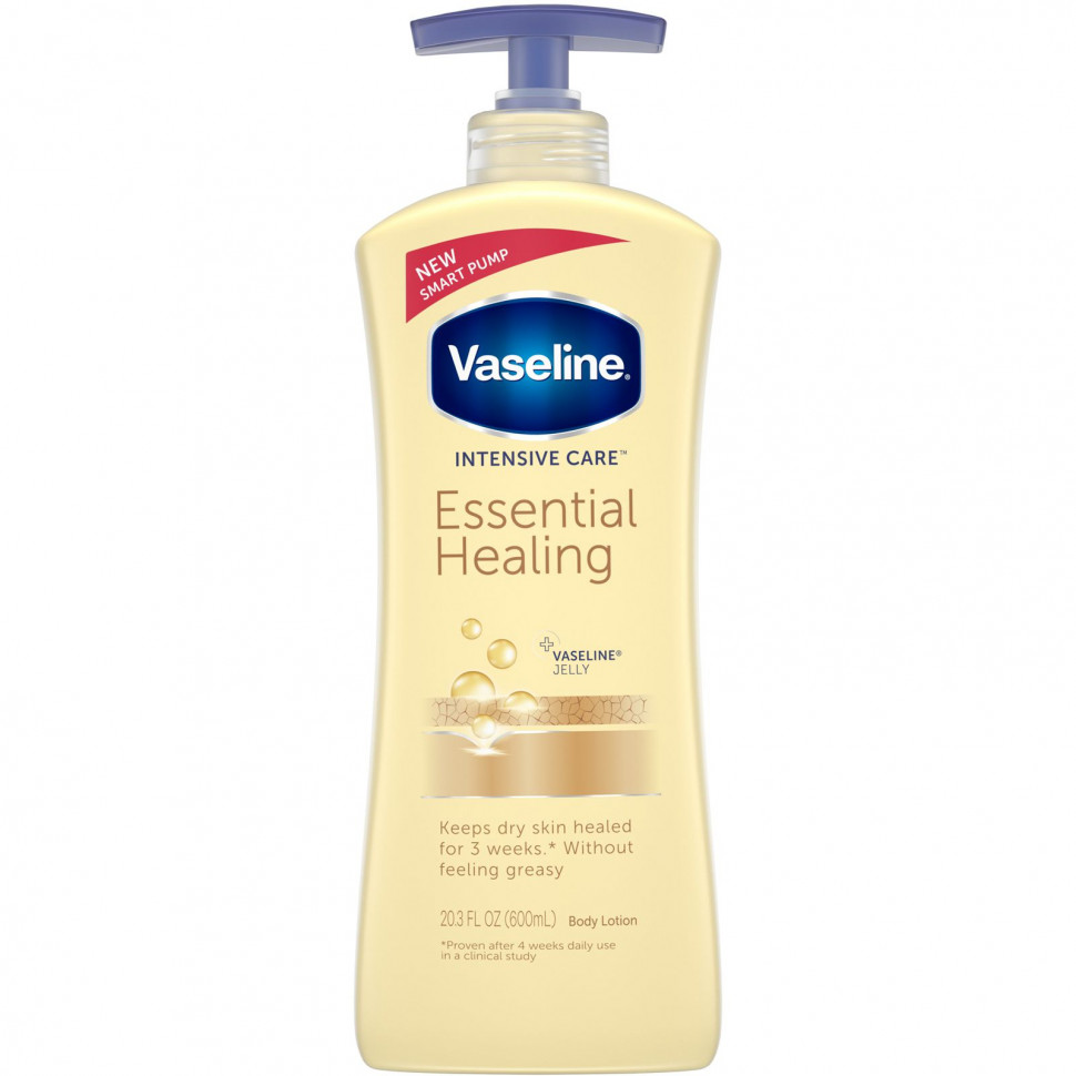 Vaseline, Лосьон для тела Intensive Care, «Основное восстановление», 600 мл - VSL-07900-Для гладкости с миндалем | 284 мл