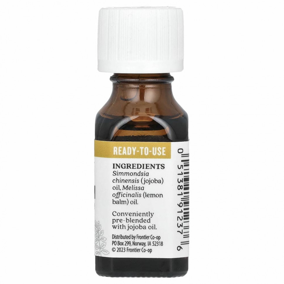 Aura Cacia, Мелисса, бодрящая, 0,5 жидкой унции (15 мл)