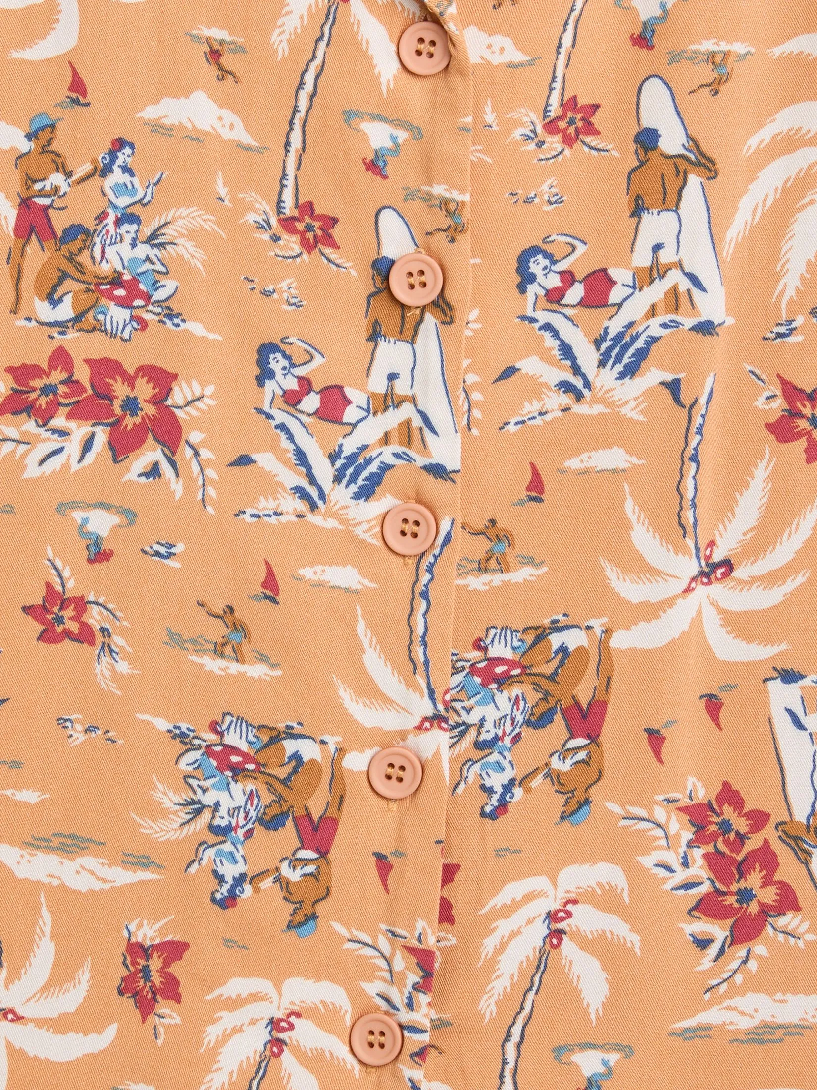 DEFRY 01 Women Shirt Short Sleeves 2503BSSW046 Orange