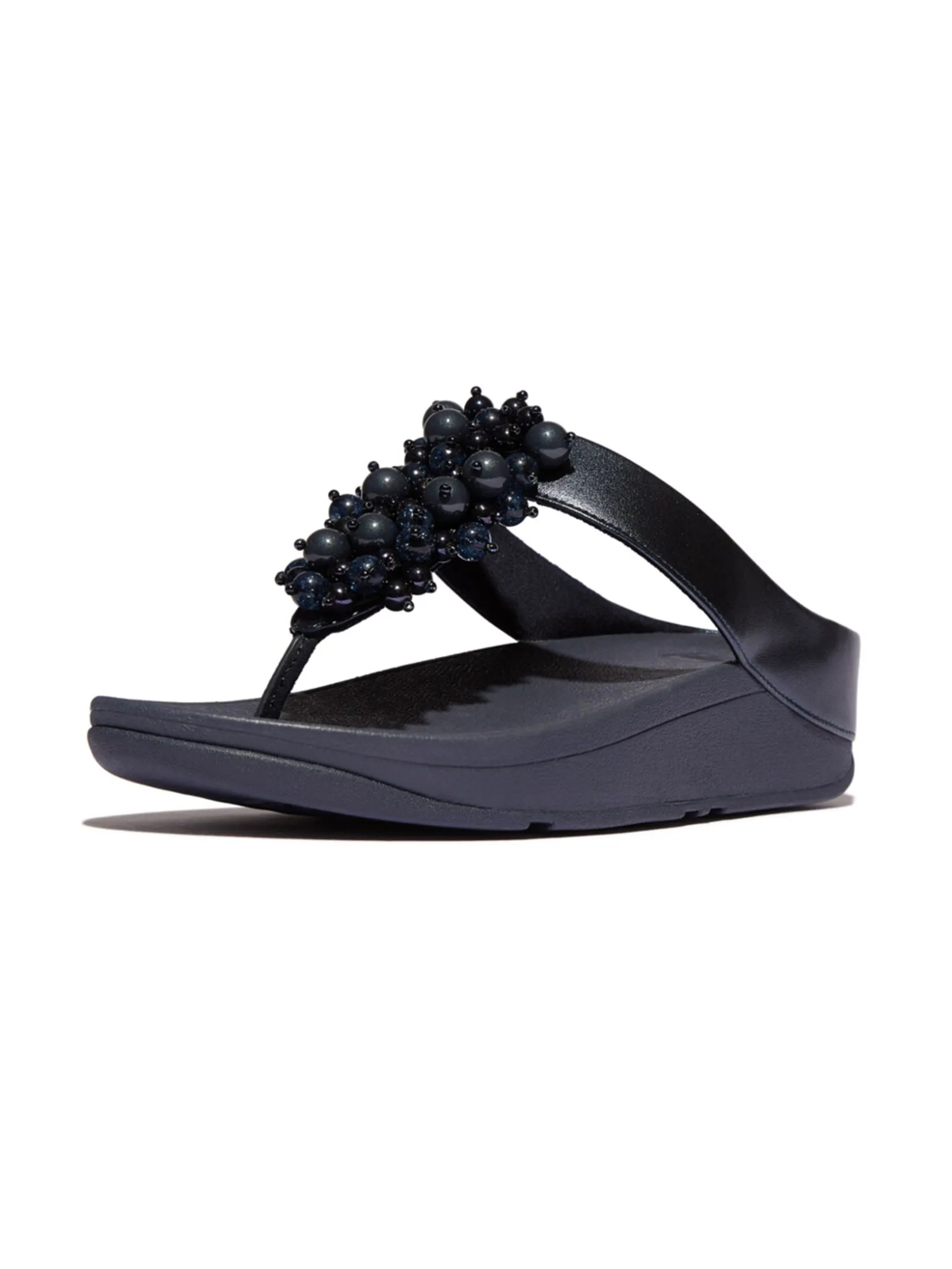 FitFlop™ WOMEN'S FINO BAUBLE-BEAD TOE-POST BLUE