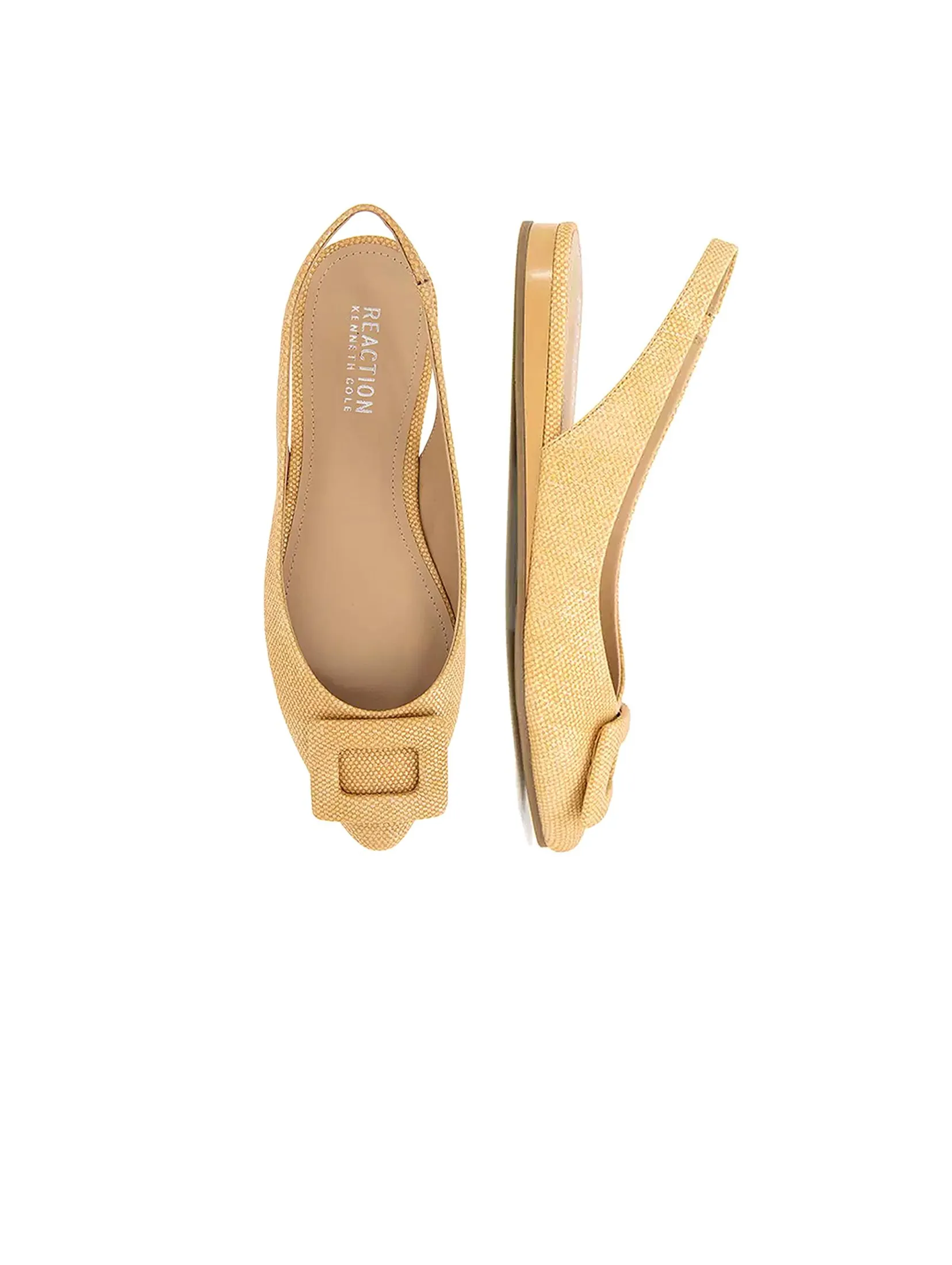 KENNETH COLE WOMEN FLATS LINTON BUCKLE / NATURAL