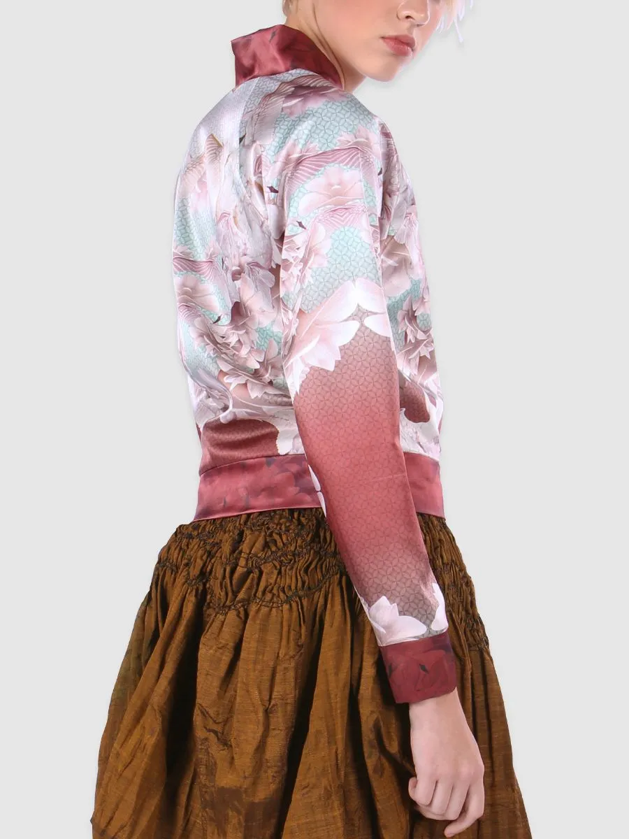 PEDZ Red Pedz Aesthetic Swan Jacket