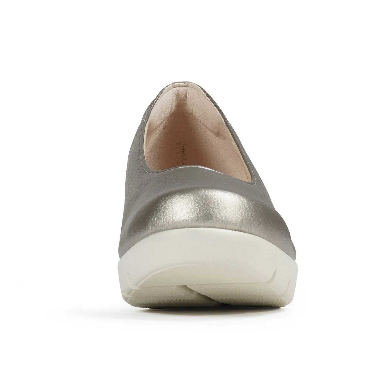 JOLI SNOB Silver Women Comfort High Heels