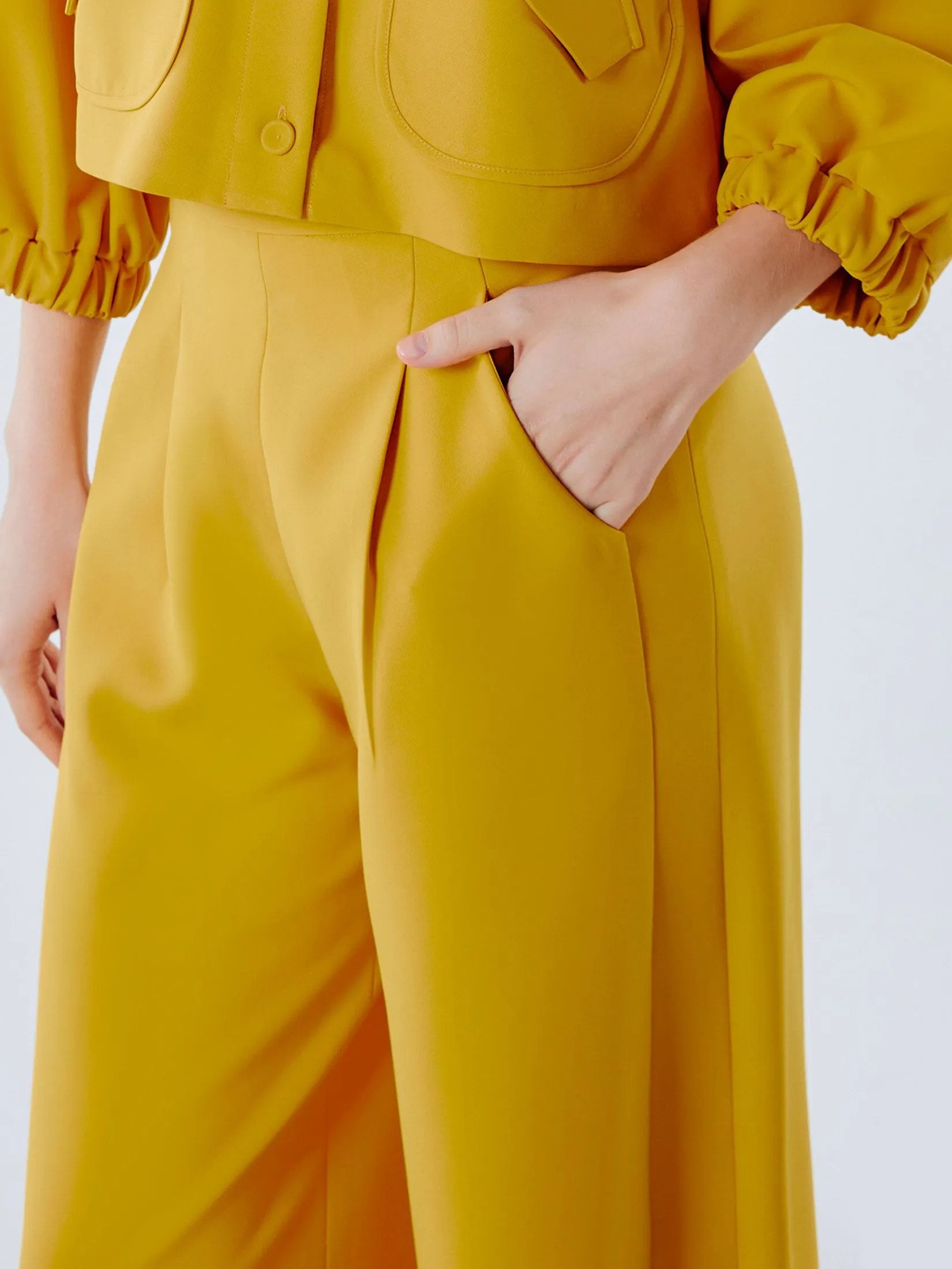 SHAKA Woman Pants Side Panel Yellow