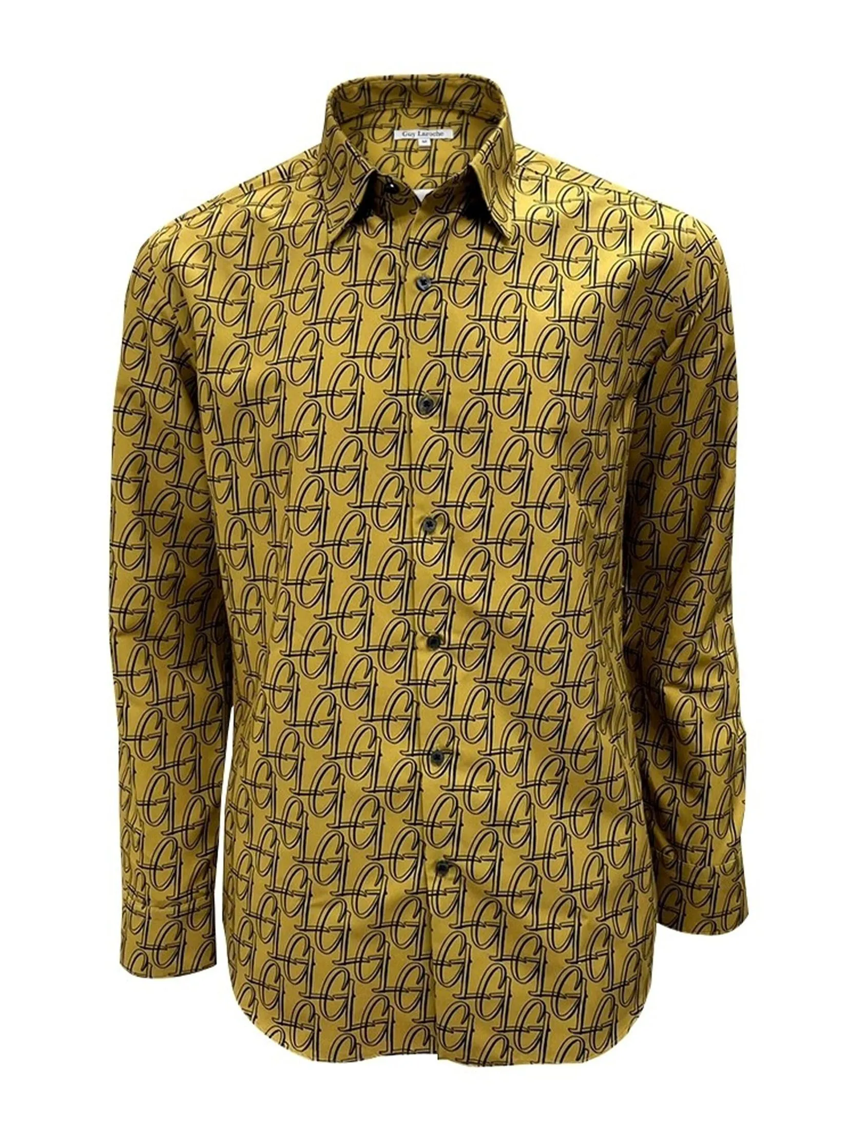 GUY LAROCHE MENWEAR Men's Shirt long sleeves BAB7204S3YE - Yellow