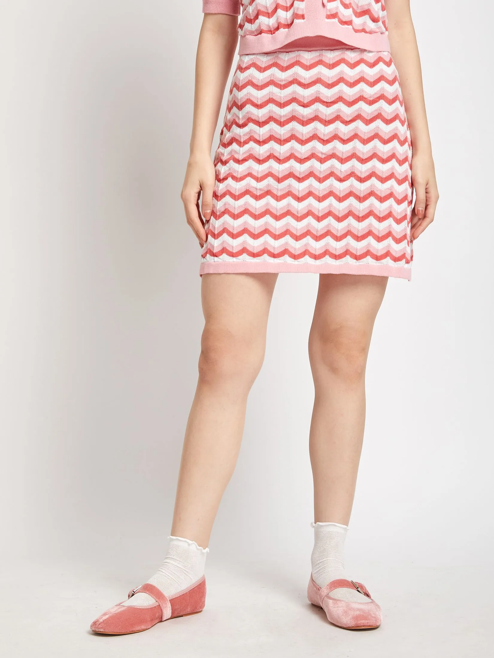 LOLITA Women Skirt Wavy Print