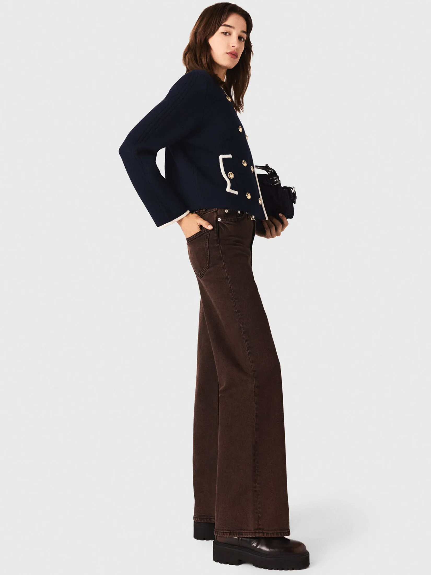 MAJE Women Jacket Structured Knit