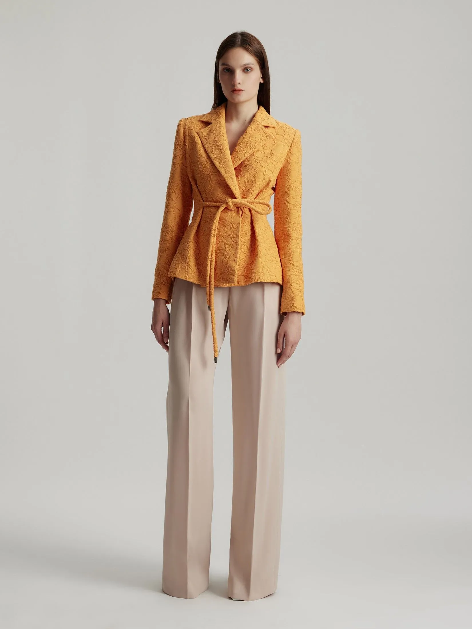 ASAVA (AW24) Payton Single Pleat Women Pants Beige