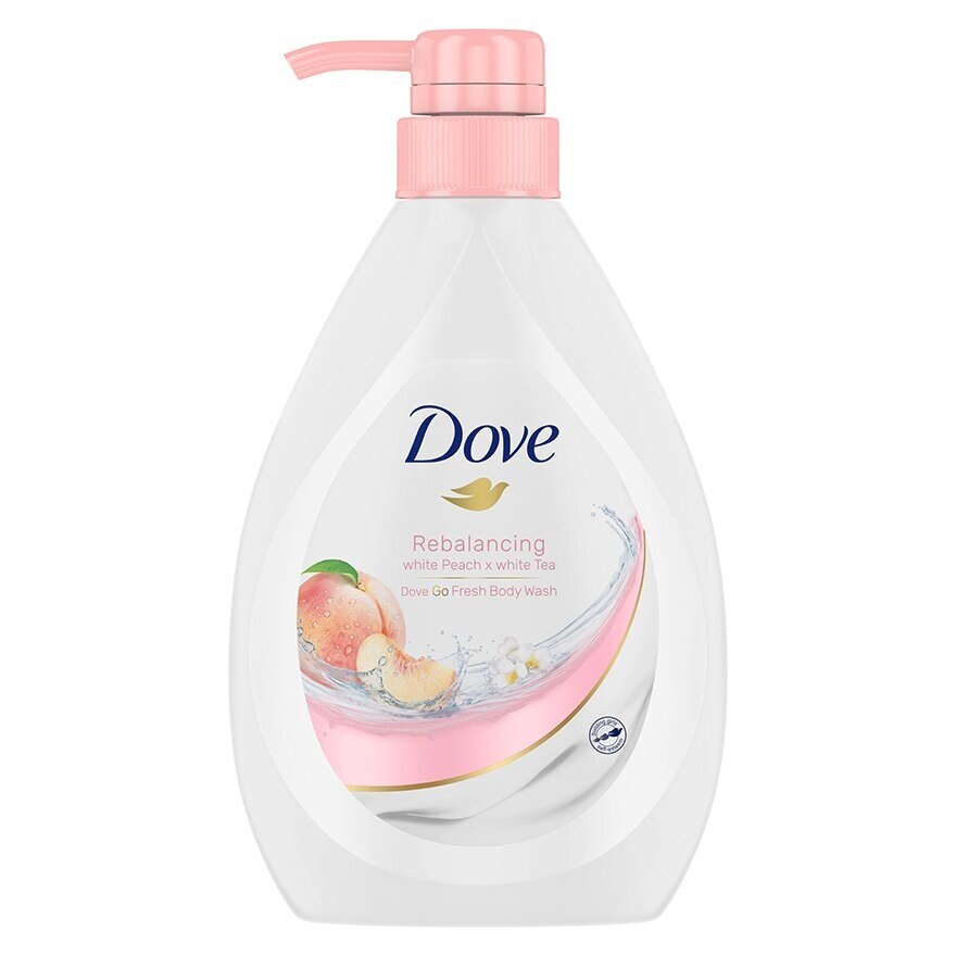 Dove Body Wash Rebalancing Peach 550 G. ครีมอาบน้ำ ผิวเนียนนุ่ม ชุ่มชื้น