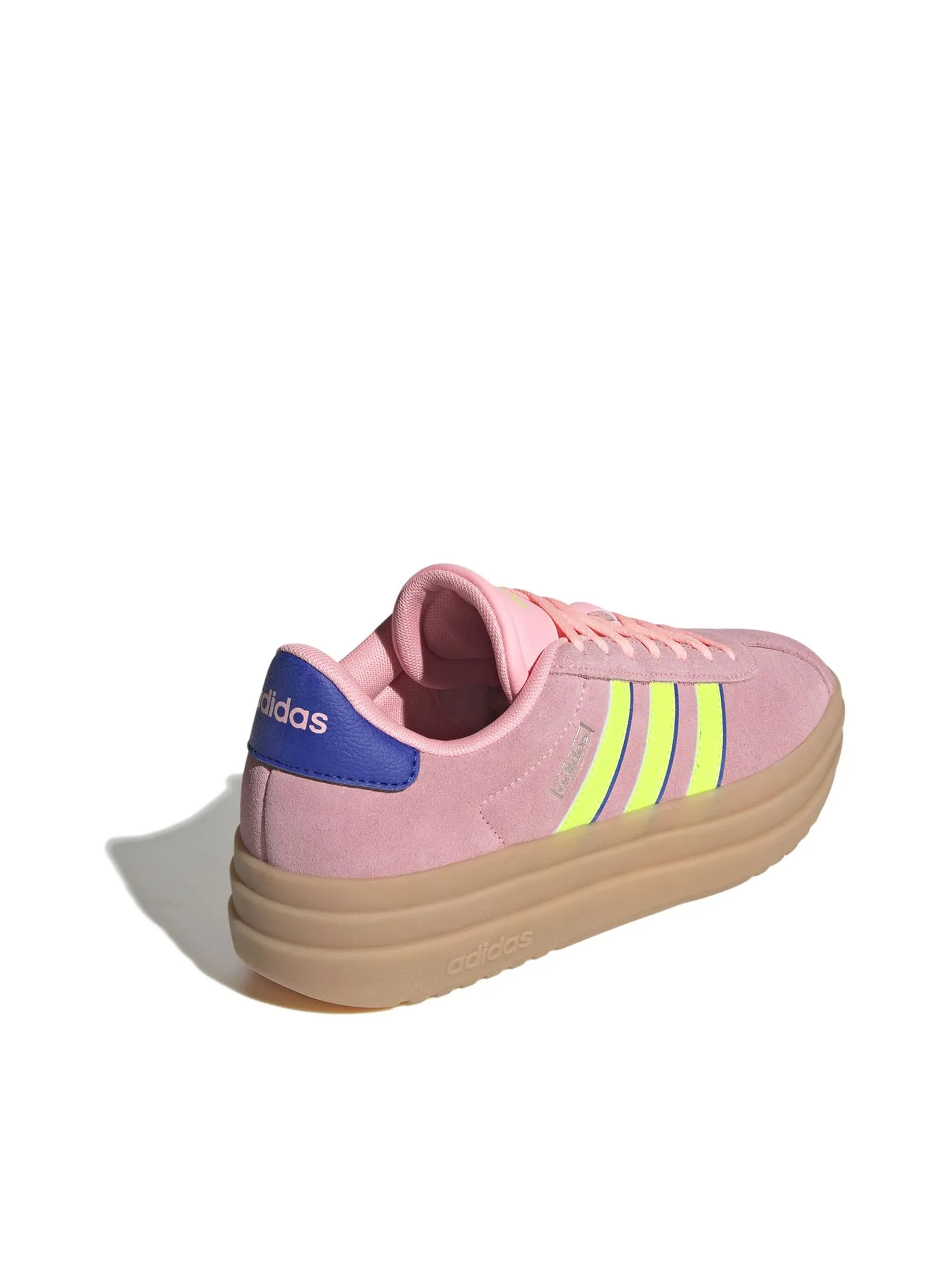 ADIDAS Women Shoes VL Court Bold Pink Spark / Lucid Lemon / Lucid Blue