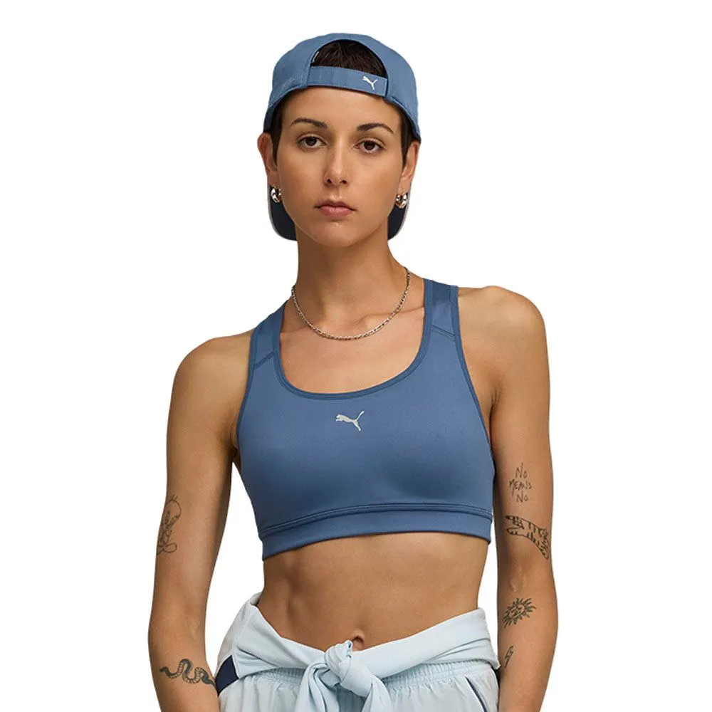 PUMA Women Running Sports Bra 4Keeps Blue - PU097AP303EMTH