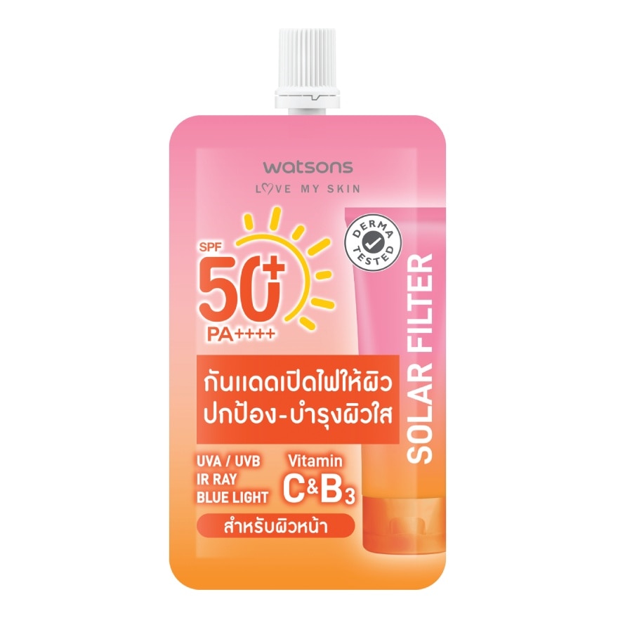 Watsons Solar Filter Very High Protection Bright Face  Body Lotion SPF50+ PA++++ 15ml
