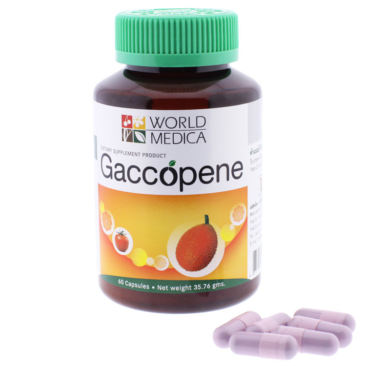 Момордика Кохинхинская с диким томата (Гаккопене Gaccopene) World Medica 60 капсул