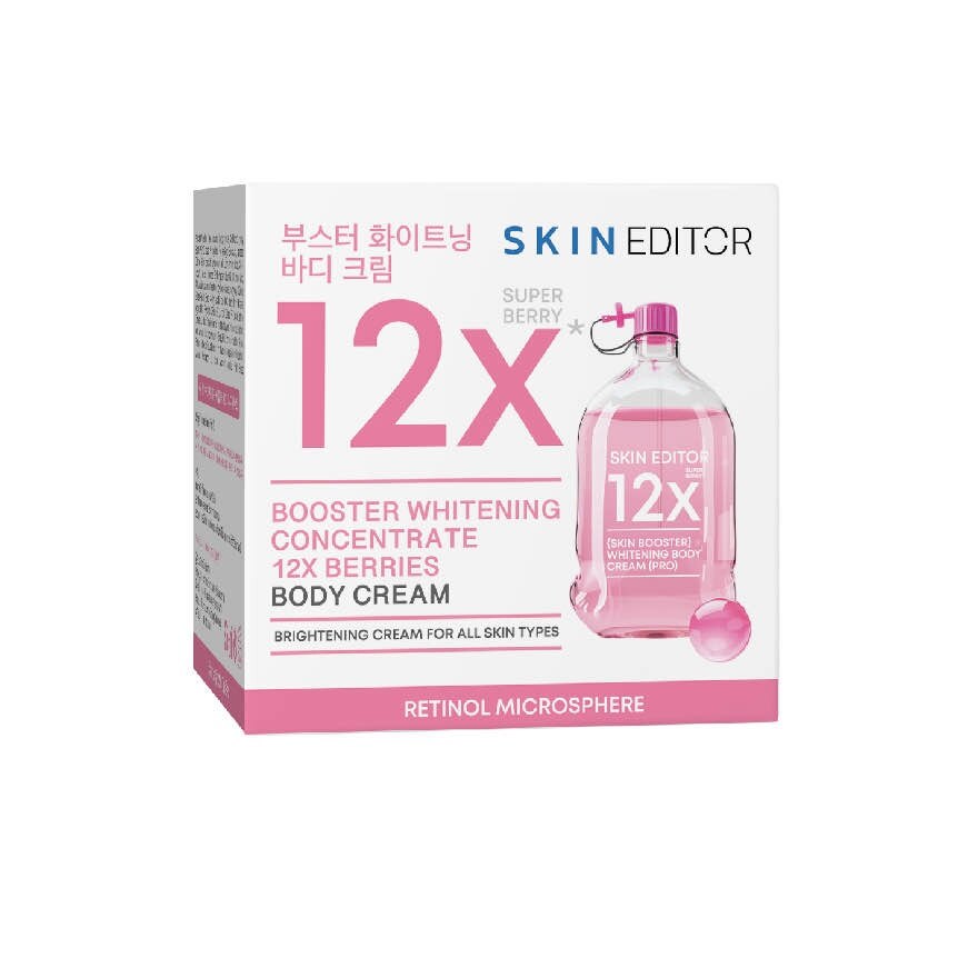 Skin Editor booster whitening concentrate 12x berries cream 200ml.