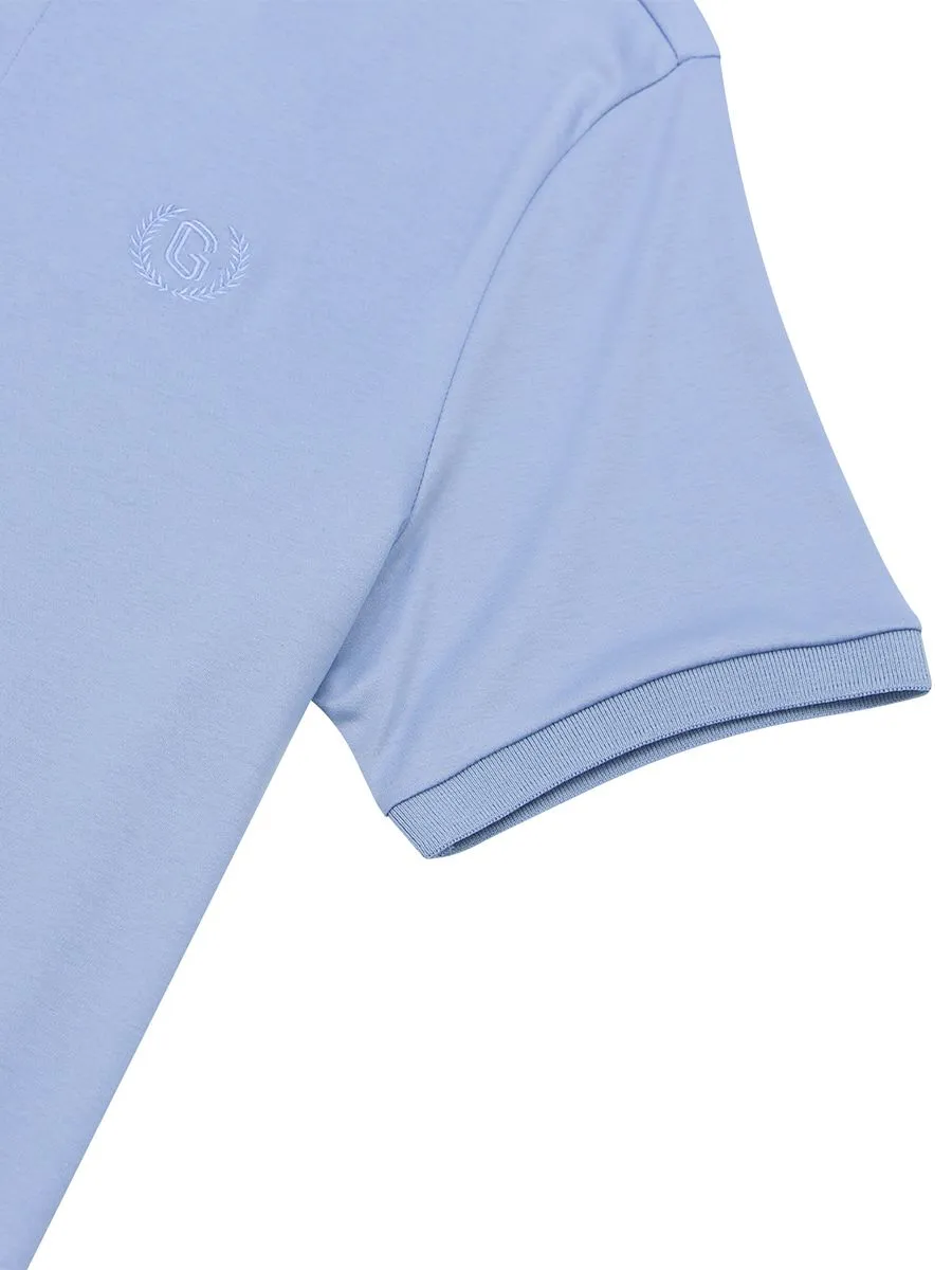 GIORDANO Men's Liquid Touch Polo Forever Blue