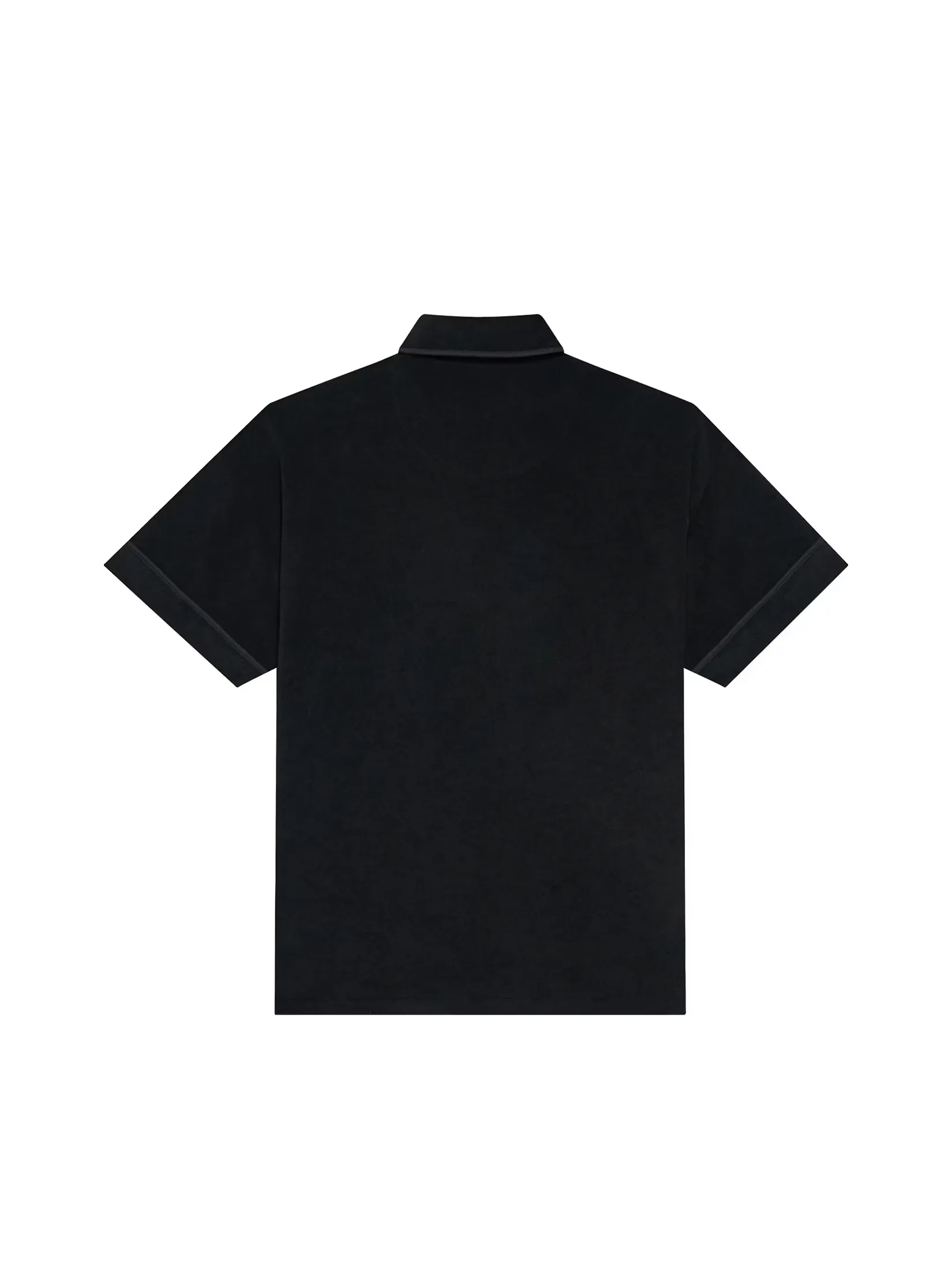 MOO [MOO 7/25] Terry Cloth Shirt Black