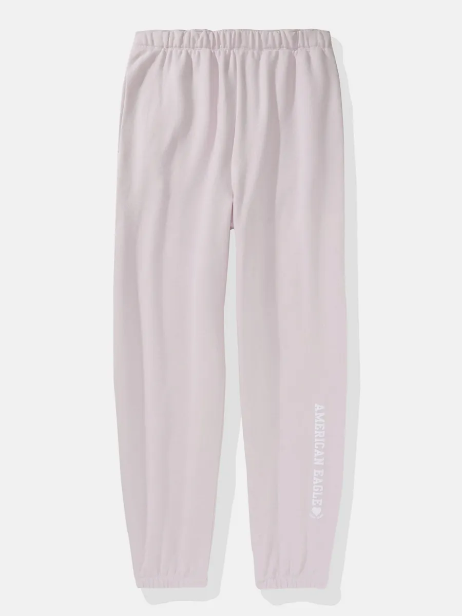 AMERICAN EAGLE WOMEN  INTL KI BAGGY JOGGER 575 LILAC ICE