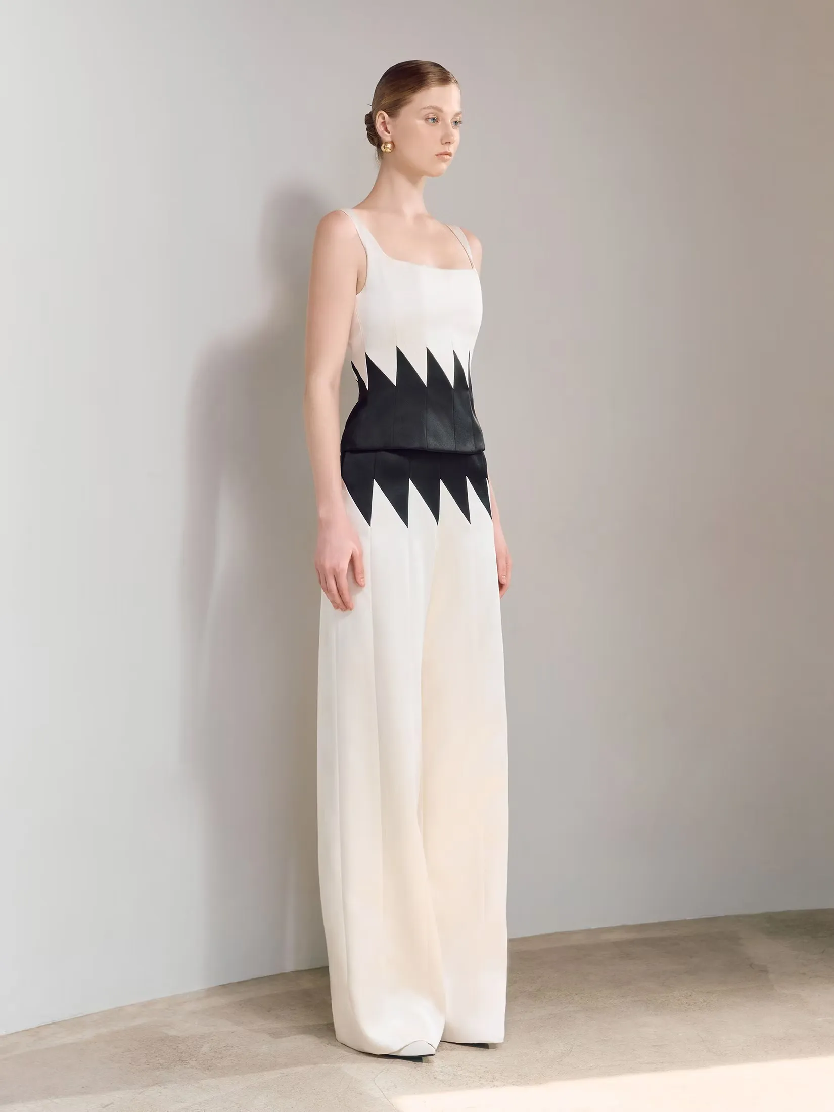 ASAVA ( SS25 )Therese High-Waisted Pants  IVORY