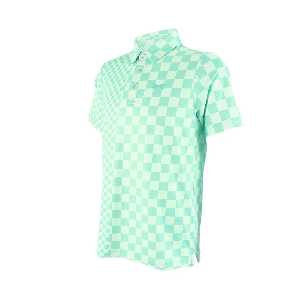 XOLO Green CHECKERED POLO (040064)