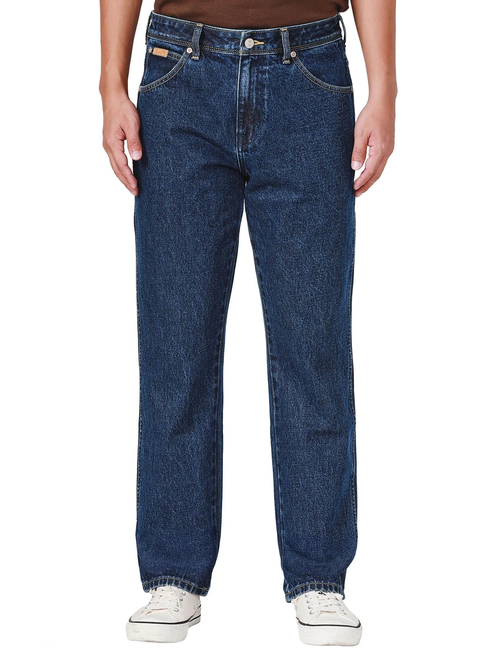 WRANGLER Men's Jeans Mid Texas Fit Mid Indigo Size - 40 EU