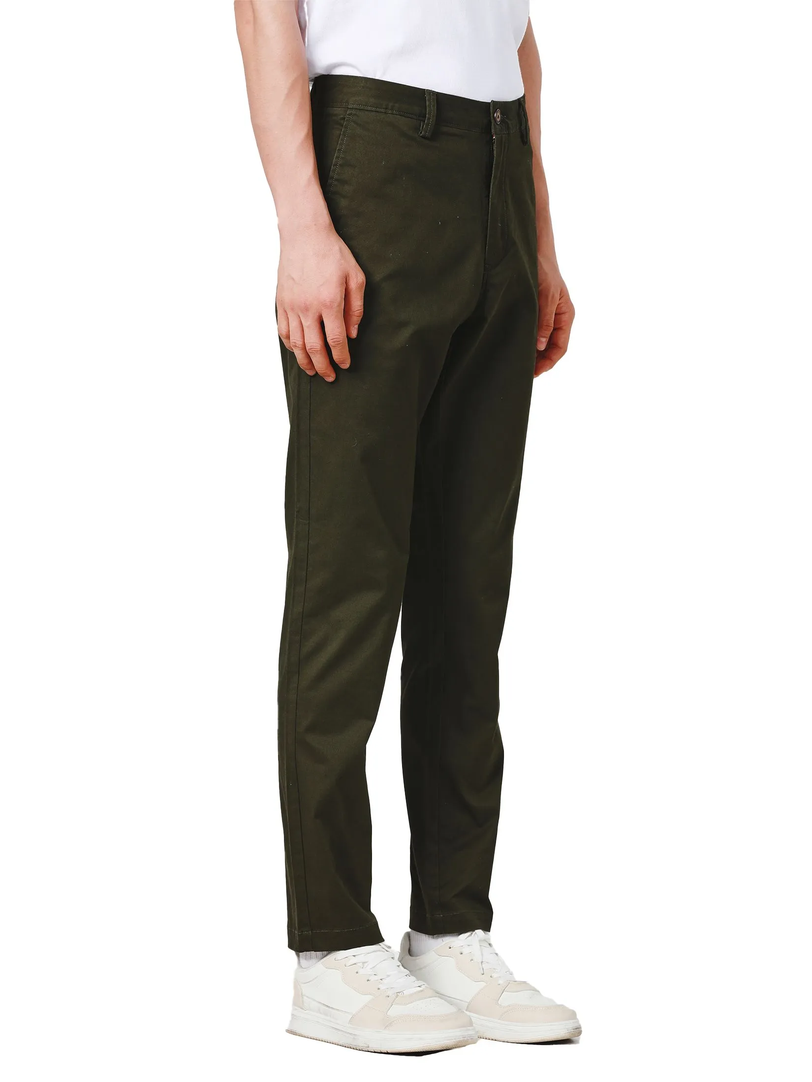 JOHN HENRY Men's Pants (Slim Fit) ESSENTIALS Moss Green